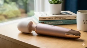 Close-up of a medical-grade silicone massager, a body-safe magic wand massager alternative for sensitive skin.