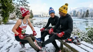 Close-up illustration of the ergonomic handles and independent rollers of a high-quality muscle roller stick.