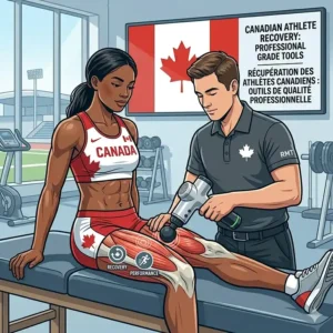 A health-focused illustration of sustainable, professional grade massage tools made from eco-conscious materials, popular in Vancouver wellness centers.