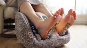 Foot massager brands featuring soothing heat therapy technology.