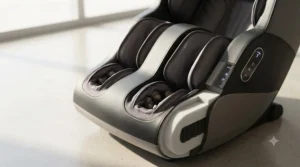 Ergonomic design of a full leg and foot massager for comfort. Design ergonomique d'un masseur de jambes et pieds pour un confort optimal.