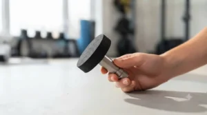Flat head massage attachment used for general recovery across multiple body areas.