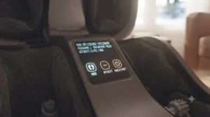 Simple control panel of an easy-to-use home foot massager