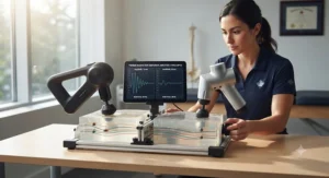 Battery performance and fast-charging capabilities of Theragun versus competing high-end massage devices.